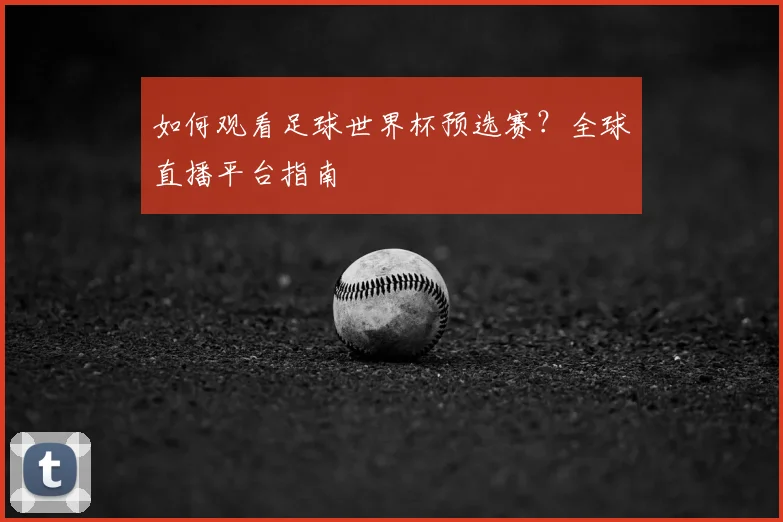 如何观看足球世界杯预选赛？全球直播平台指南