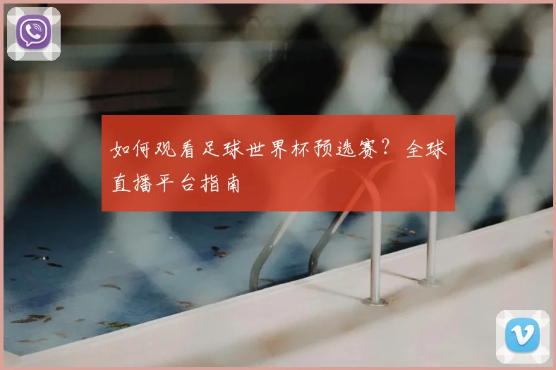 如何观看足球世界杯预选赛？全球直播平台指南